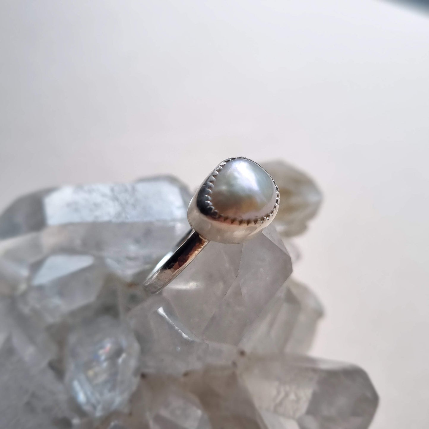 Freshwater Pearl ring - UK size M (US 6)