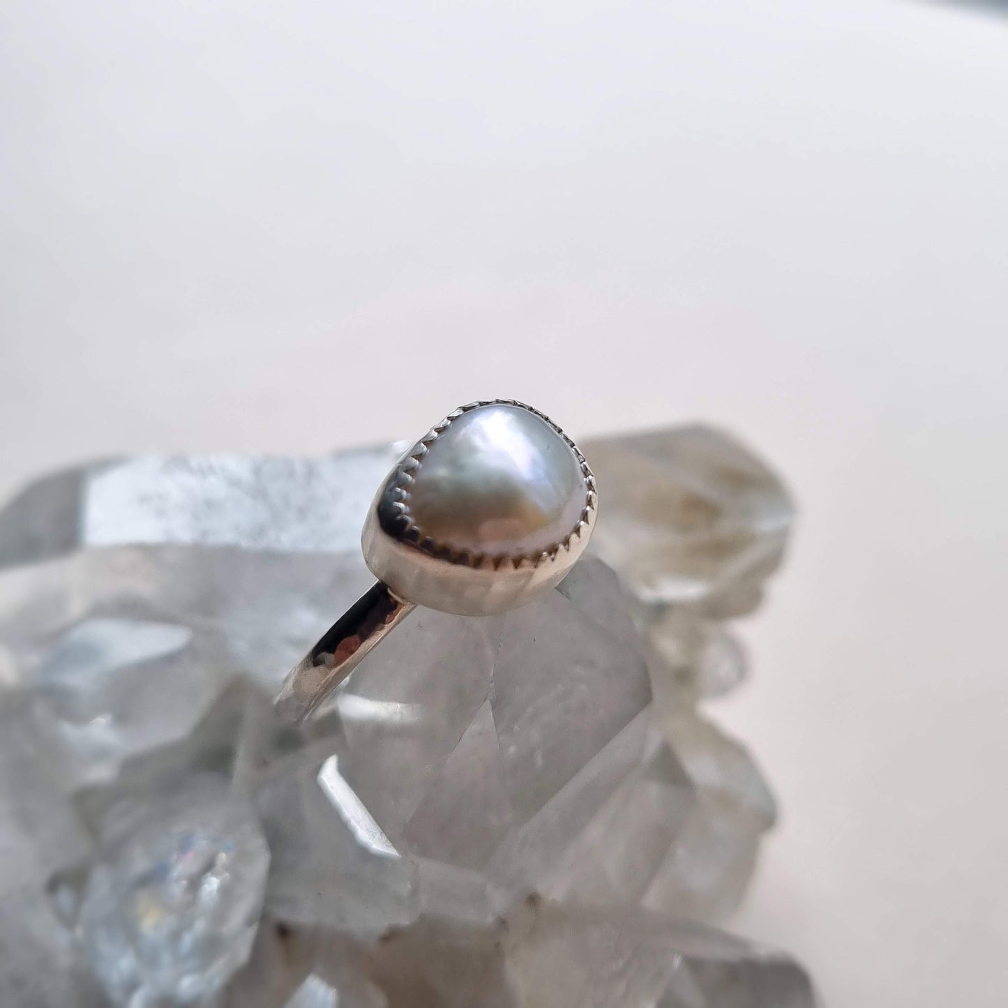 Freshwater Pearl ring - UK size M (US 6)