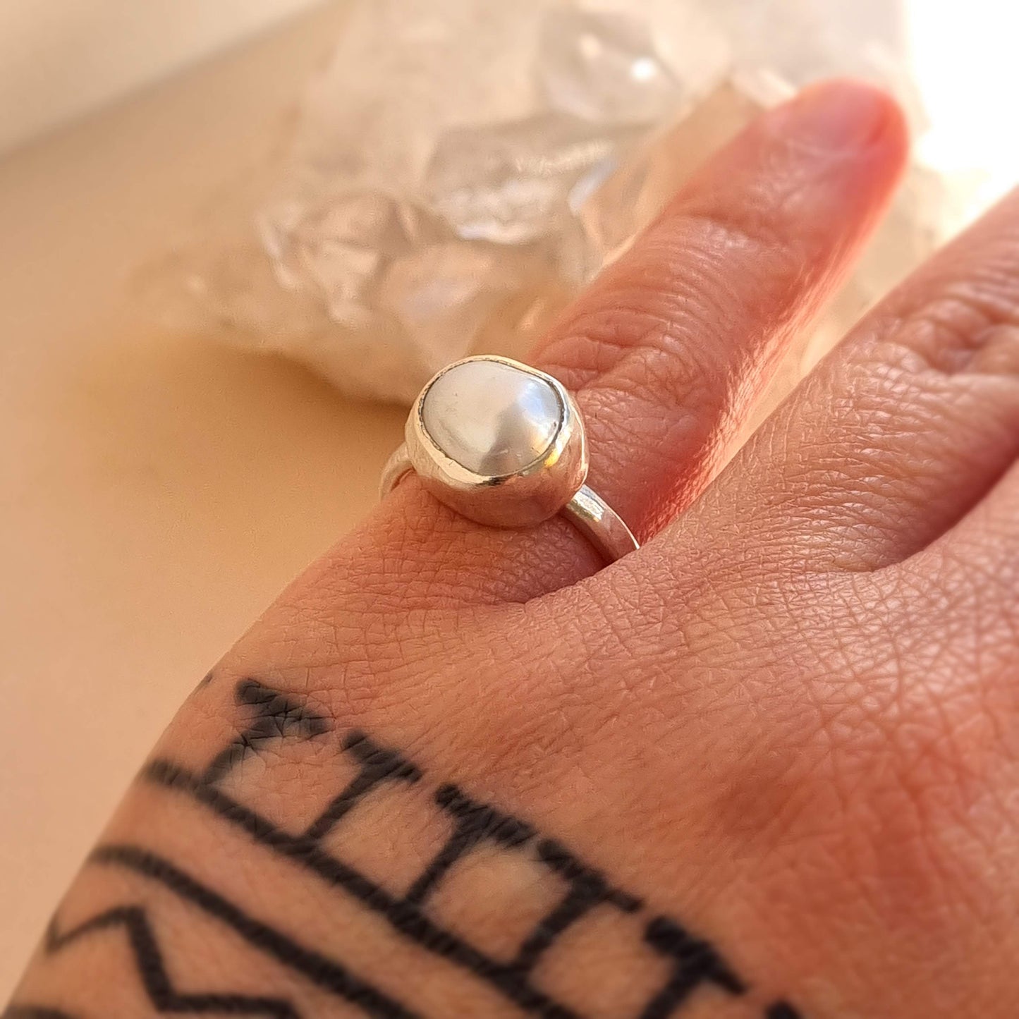 Freshwater Pearl ring- UK size K (US 5 1/8)