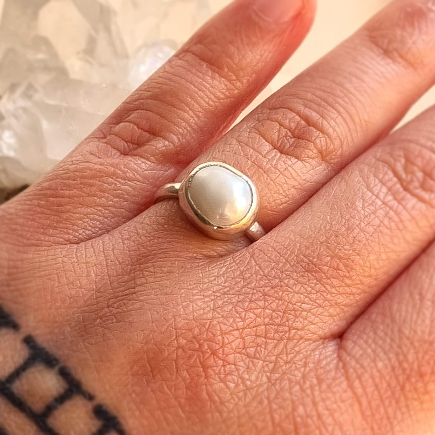 Freshwater Pearl ring- UK size K (US 5 1/8)